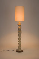 Stehlampe Ebbe – aus Keramik in Beige