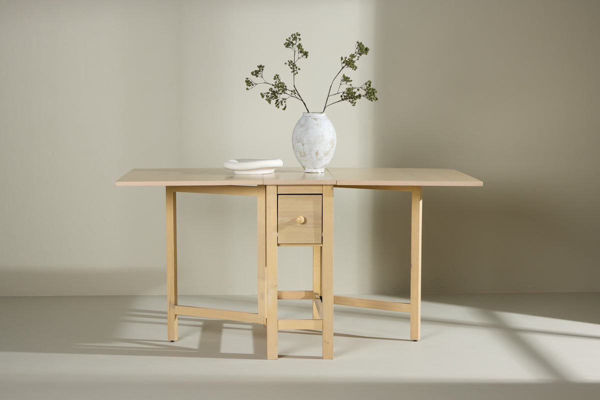 Esstisch Martha - rechteckiger ausziehbarer Esstisch getüncht