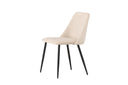 2er Set - Stuhl Liora aus weichem Polyestersamt