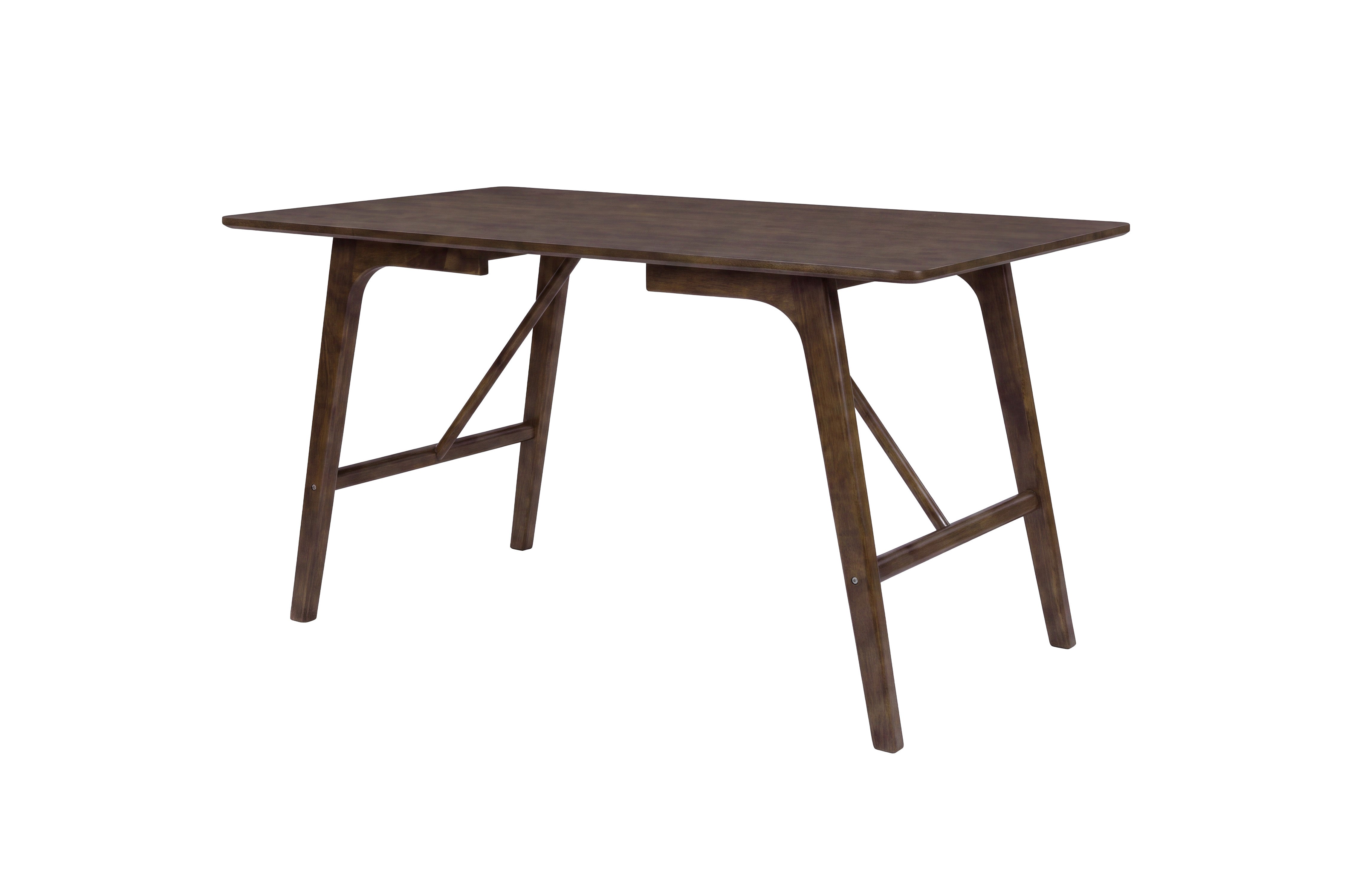 Esstisch Virelo - rechteckiges Design in Dunkelbraun
