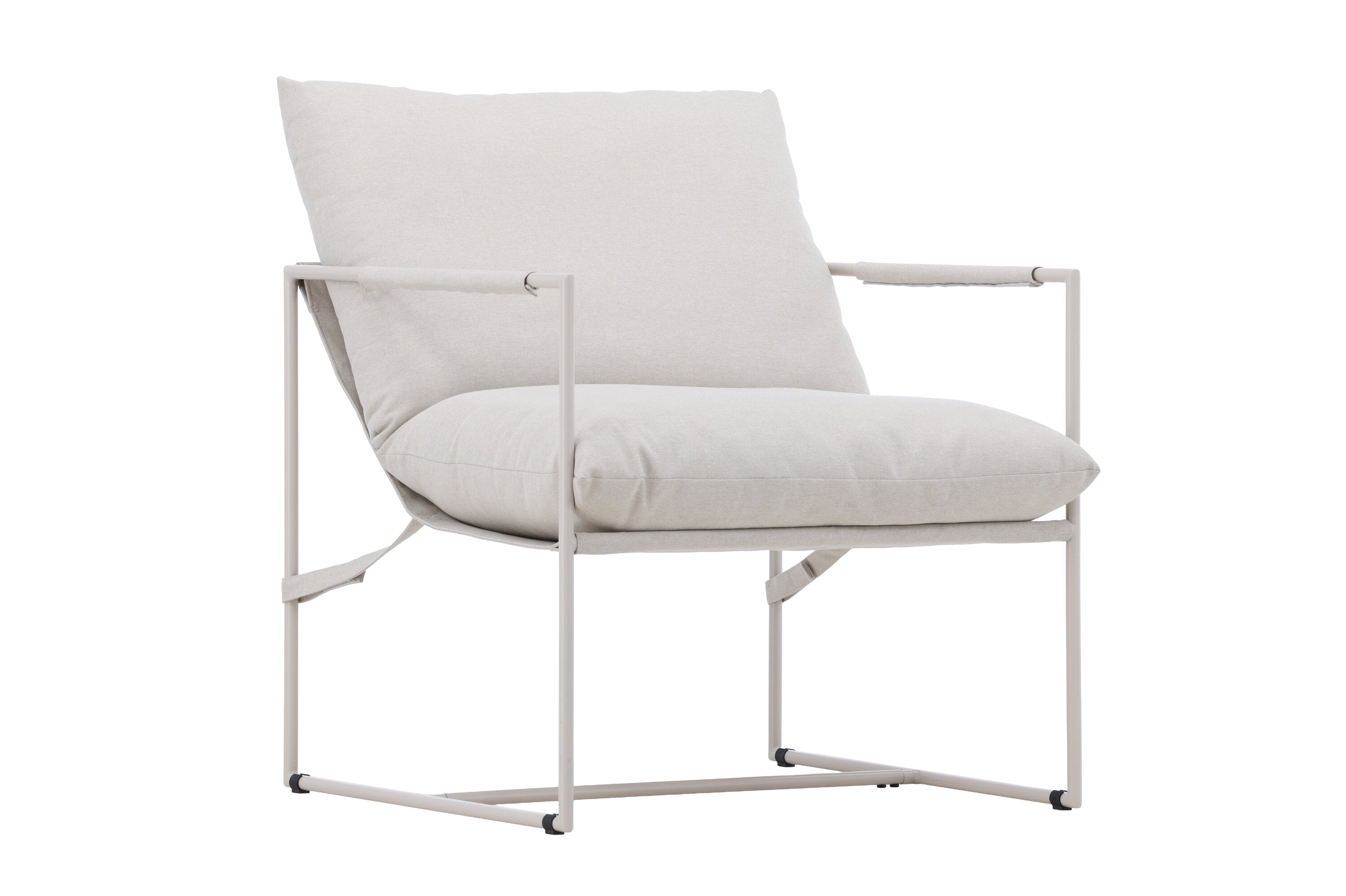 Stuhl Brika - In Beige mit Sitzkissen