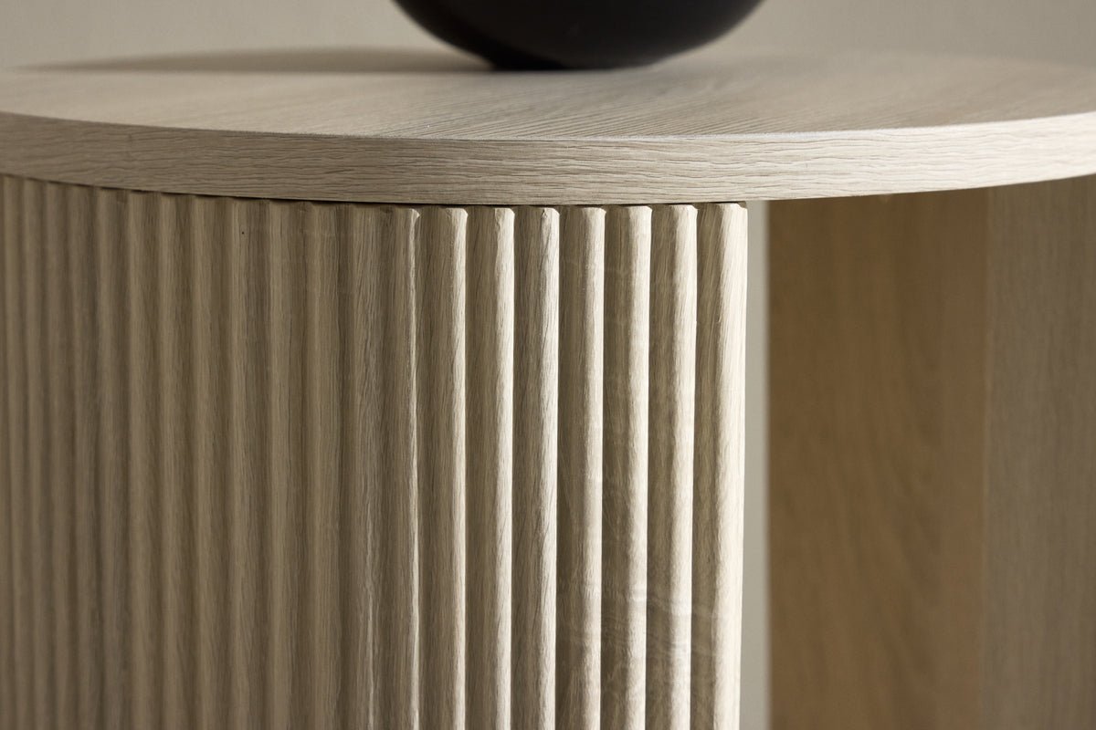 Beistelltisch Belrose – in Mokka oder Whitewash