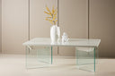 Couchtisch Valerio - elegant mit Glasbeinen