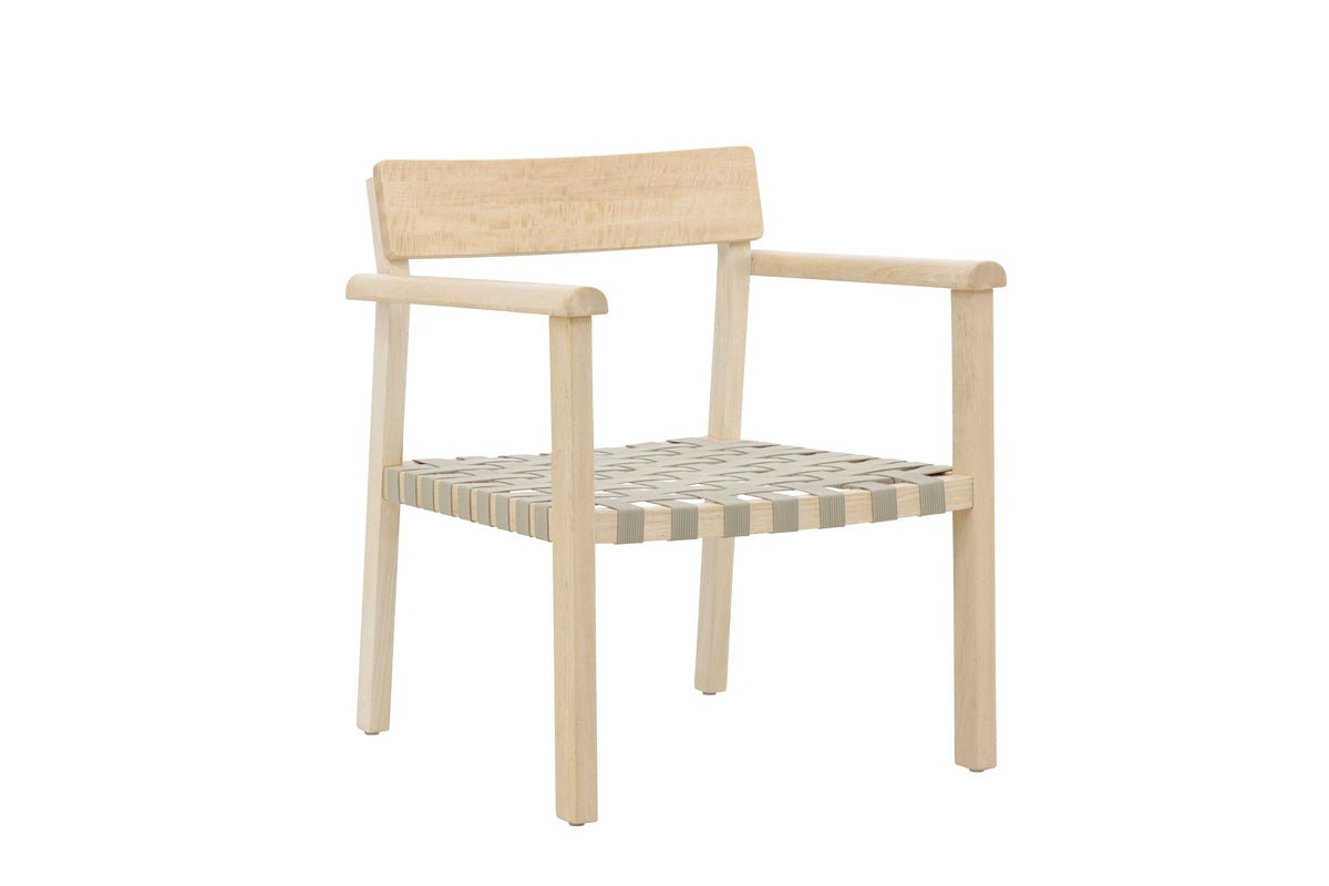 Sessel Olympia - aus Mangoholz und Polyester in Natur