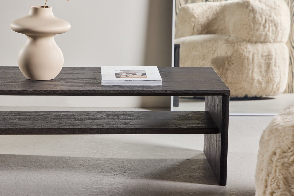 Couchtisch Melana - mit integriertem Regal