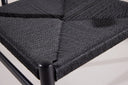 Stuhl Fliou II - In Schwarz mit einheitlich-farbener Sitzfläche