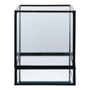 Kerzenhalter Ferro Glas – Metall & Glas in Schwarz