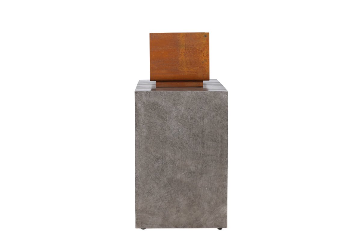 Outdoor Küche Sella - aus Aluminium in Hellgrau inklusive Grill