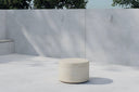 Garten Beistelltisch Pirello - Rundes Design aus Aluminium und Polypropylen