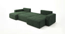 Designer Sofa Noma U mit Schlaffunktion und Stauraum in Cord