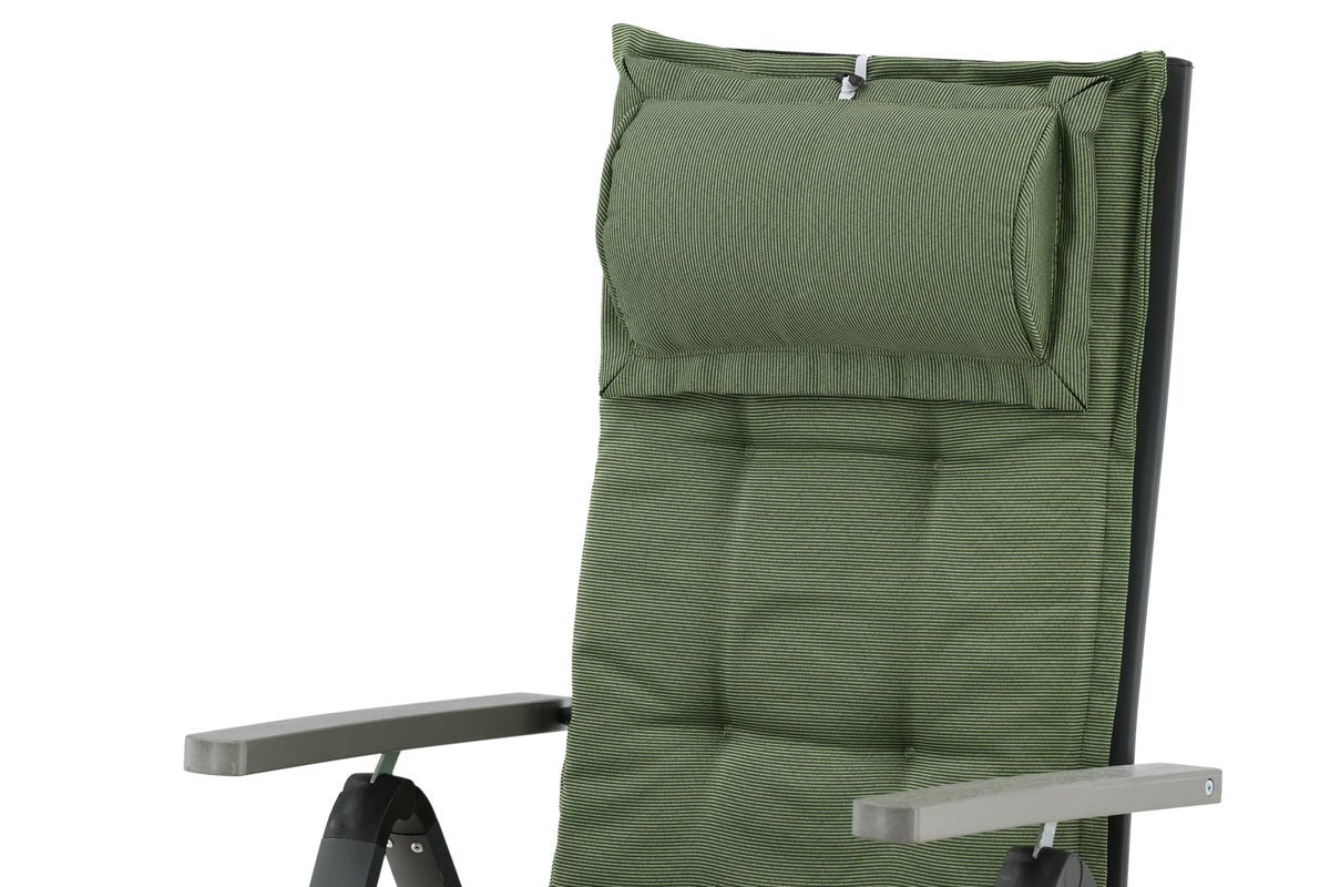 6er Set - Garten Stuhlkissen Siena aus Polyester in 4 Farben