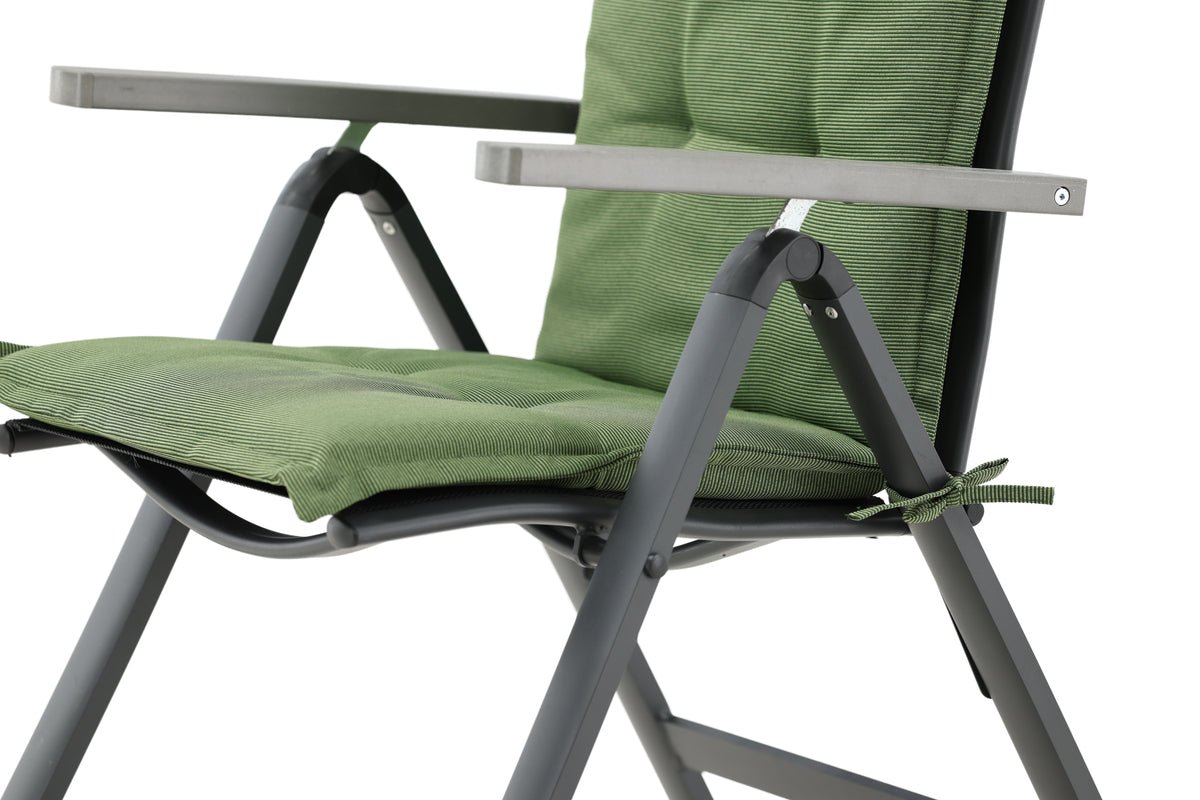 6er Set - Garten Stuhlkissen Siena aus Polyester in 4 Farben