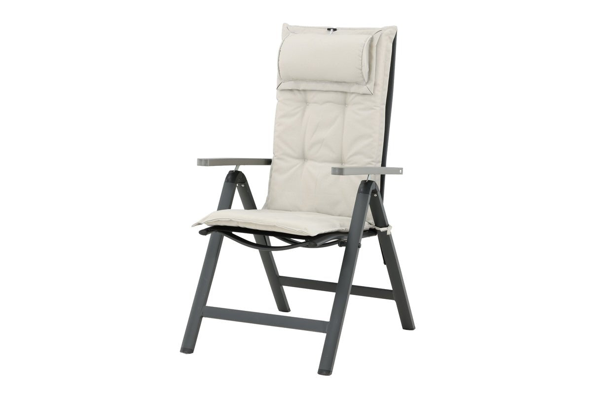 6er Set - Garten Stuhlkissen Siena aus Polyester in 4 Farben
