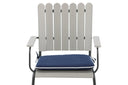 6er Set - Stuhlkissen Cushio aus Polyester in Blau