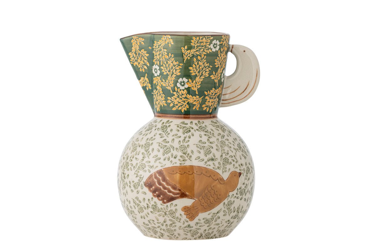 Krug Florin – Handbemaltes Steingut mit floralen Motiven