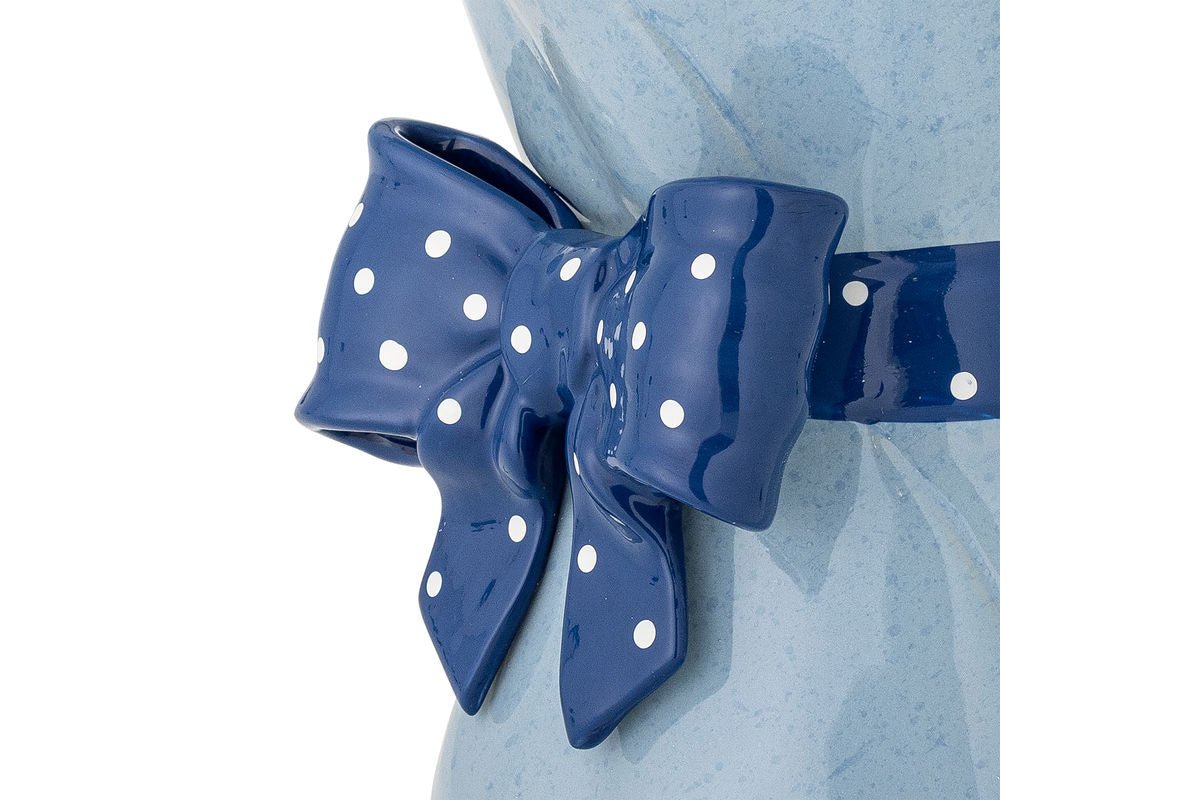 Vase „Florielle“ – Blaues Steingut