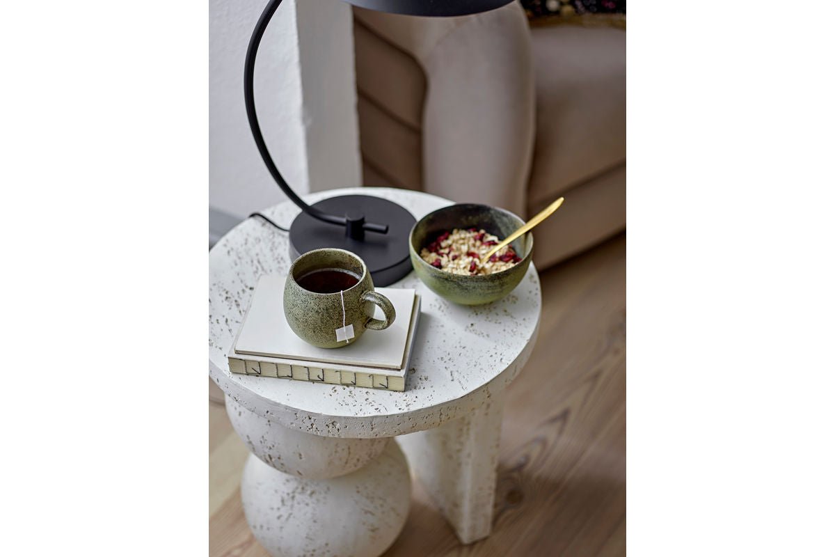 Schale Livia – aus Steingut, 3er-Set in Grün mit reaktiver Glasur