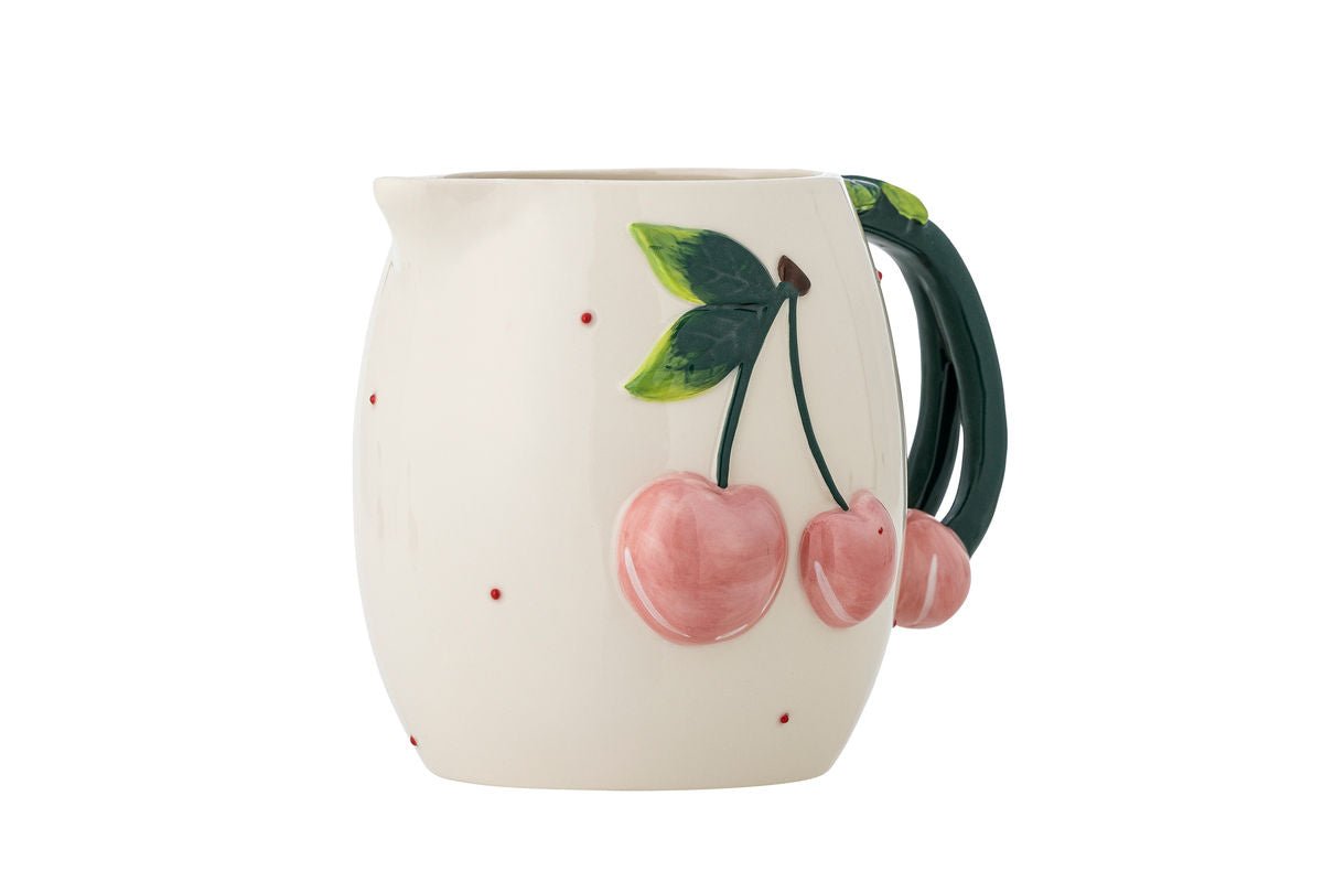 Krug Cerise – Handbemaltes Steingut mit Kirschmotiven