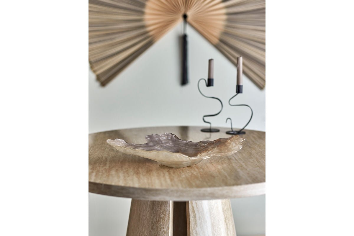 Schale Akuri – aus Glas in Natur mit organischer Form