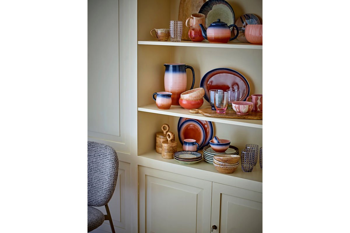 Tassen-Set Ikki – Reaktive Glasur in Rosétönen (4er-Set)