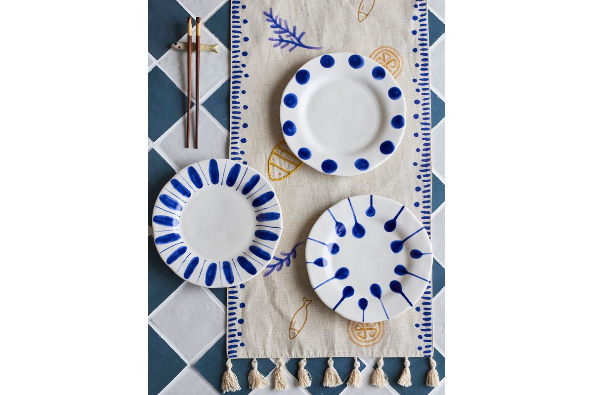 Teller Elvara - aus Steingut gefertigt 3er Set