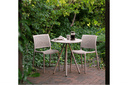 Garten Beistelltisch Mavlina -  aus Stahl in Taupe