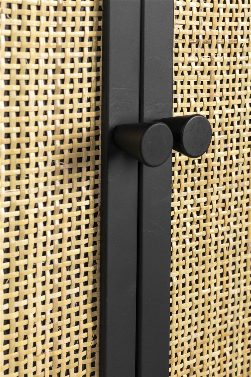 Wandregal Guuji – aus MDF in Schwarz