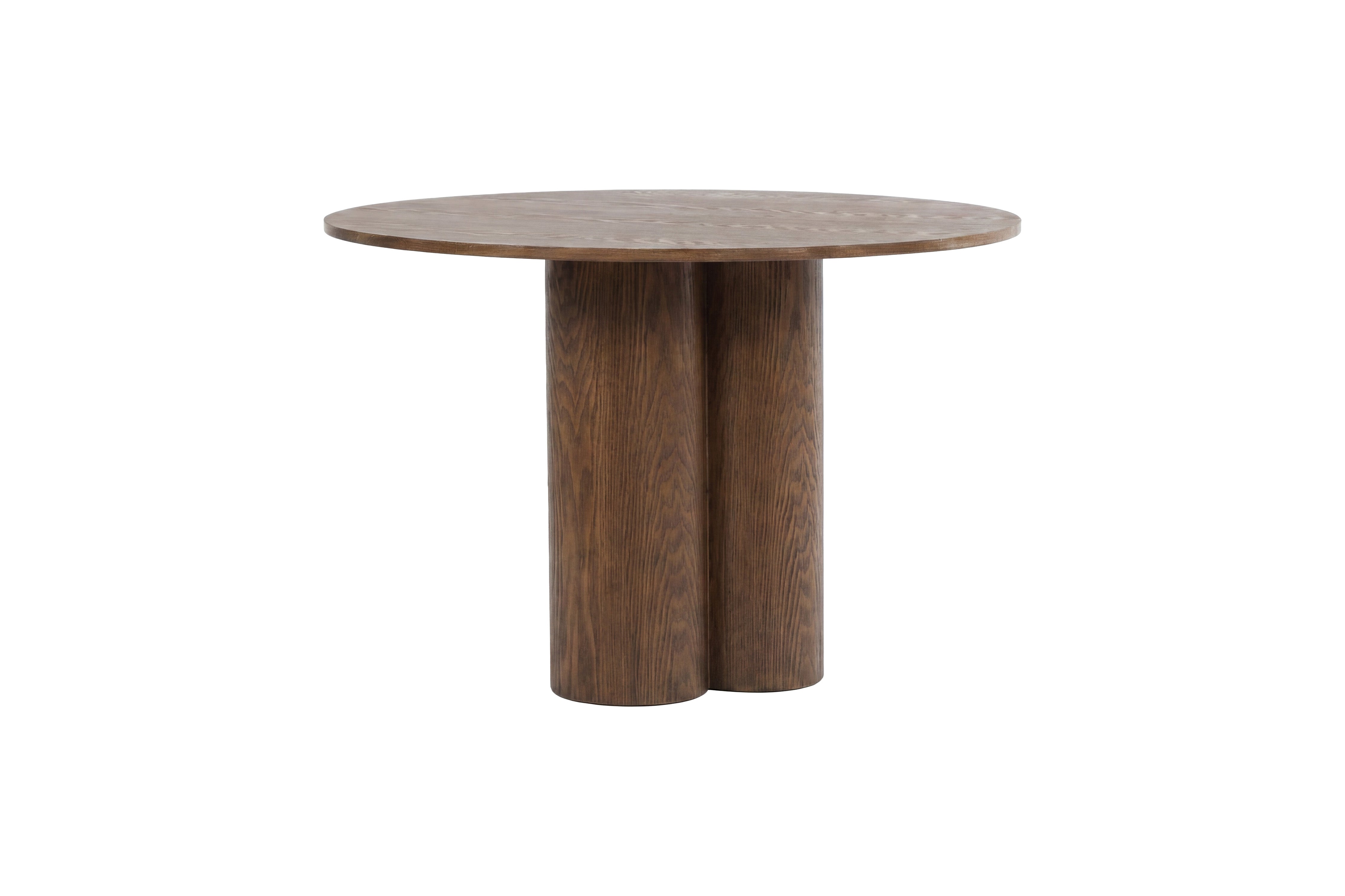 Esstisch Cavella - rundes Design in Holzoptik