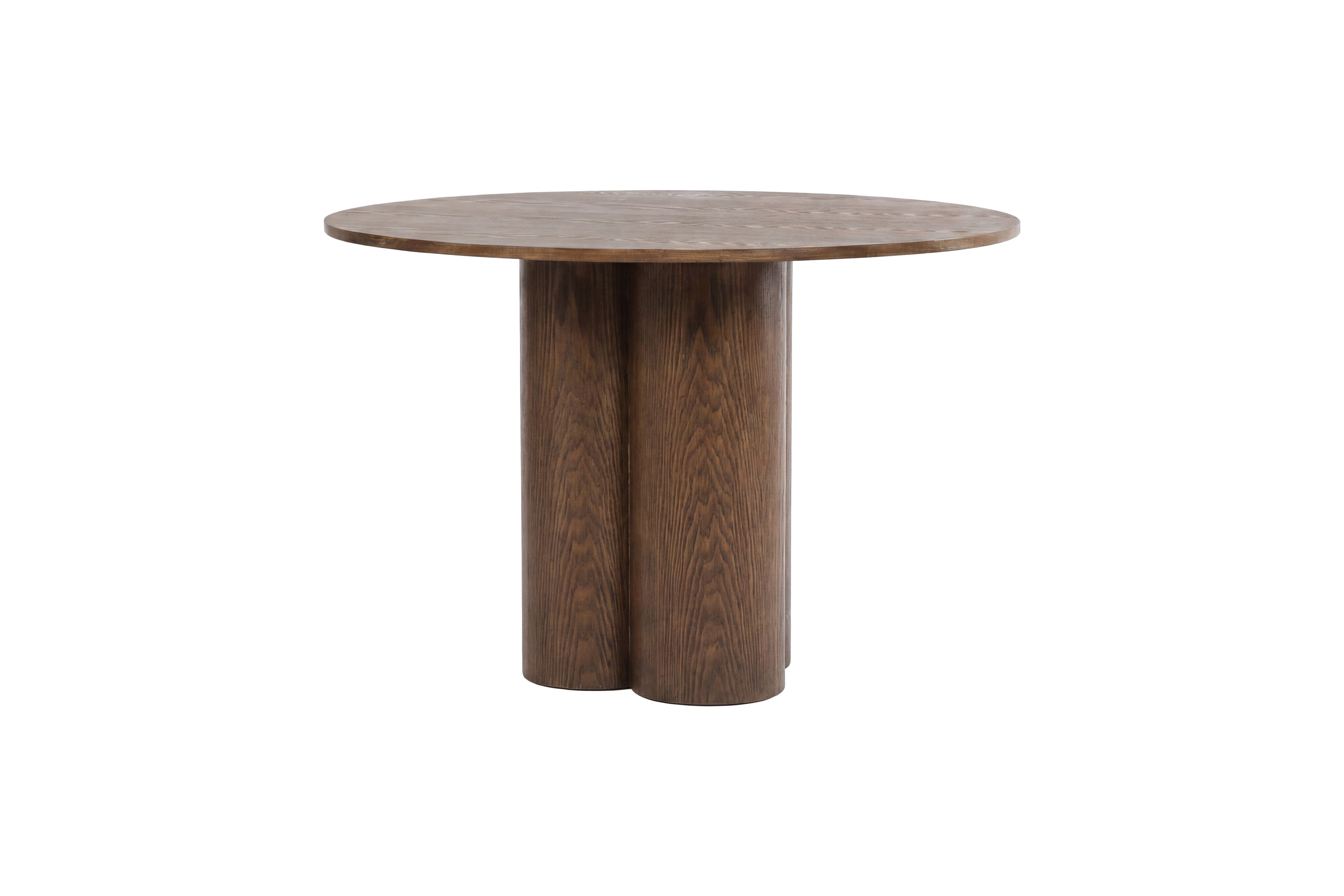 Esstisch Cavella - rundes Design in Holzoptik
