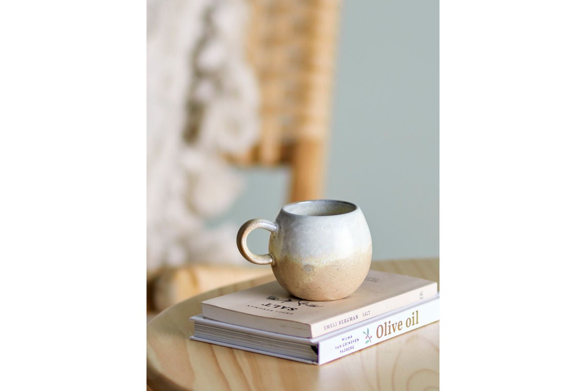 Frühstücksset Liora – Steingut mit strukturierter Glasur (12-teilig)