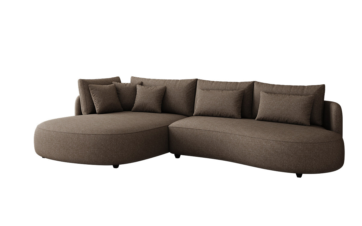 Designer Ecksofa Ando Mini  in Strukturstoff