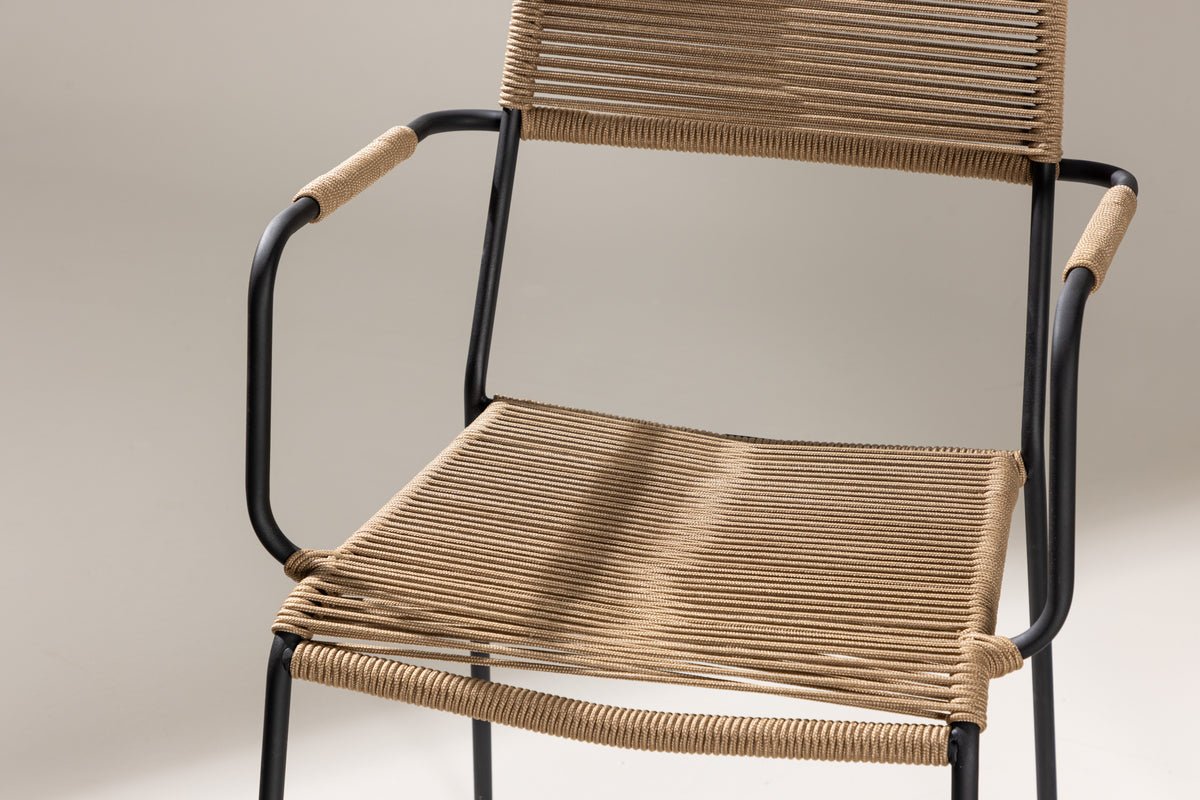 2er Set - Gartenstuhl Marla aus Metall/Polyester