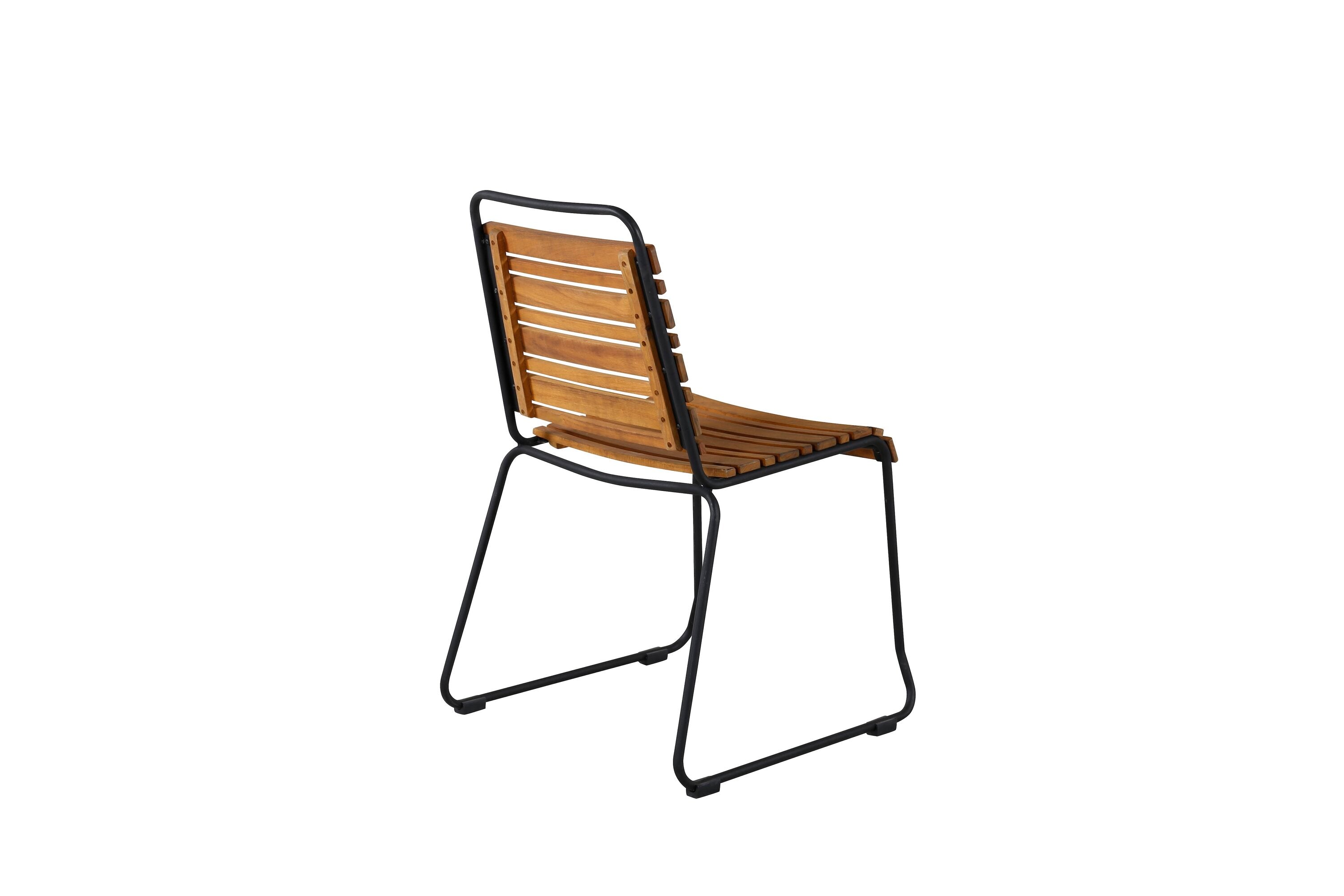 2er Set - Gartenstuhl Bali aus Akazie/Metall
