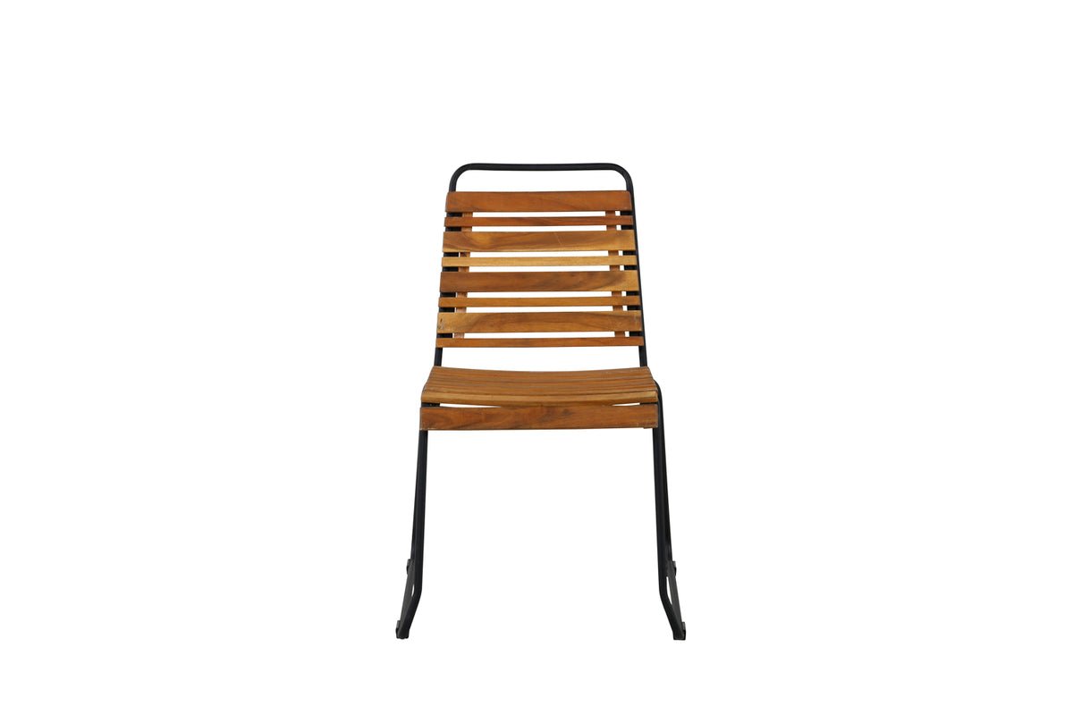 2er Set - Gartenstuhl Bali aus Akazie/Metall