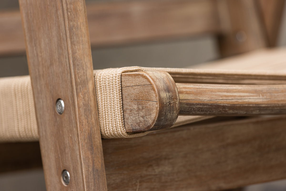 Garten- Loungesessel April - Aus braunem Akazienholz