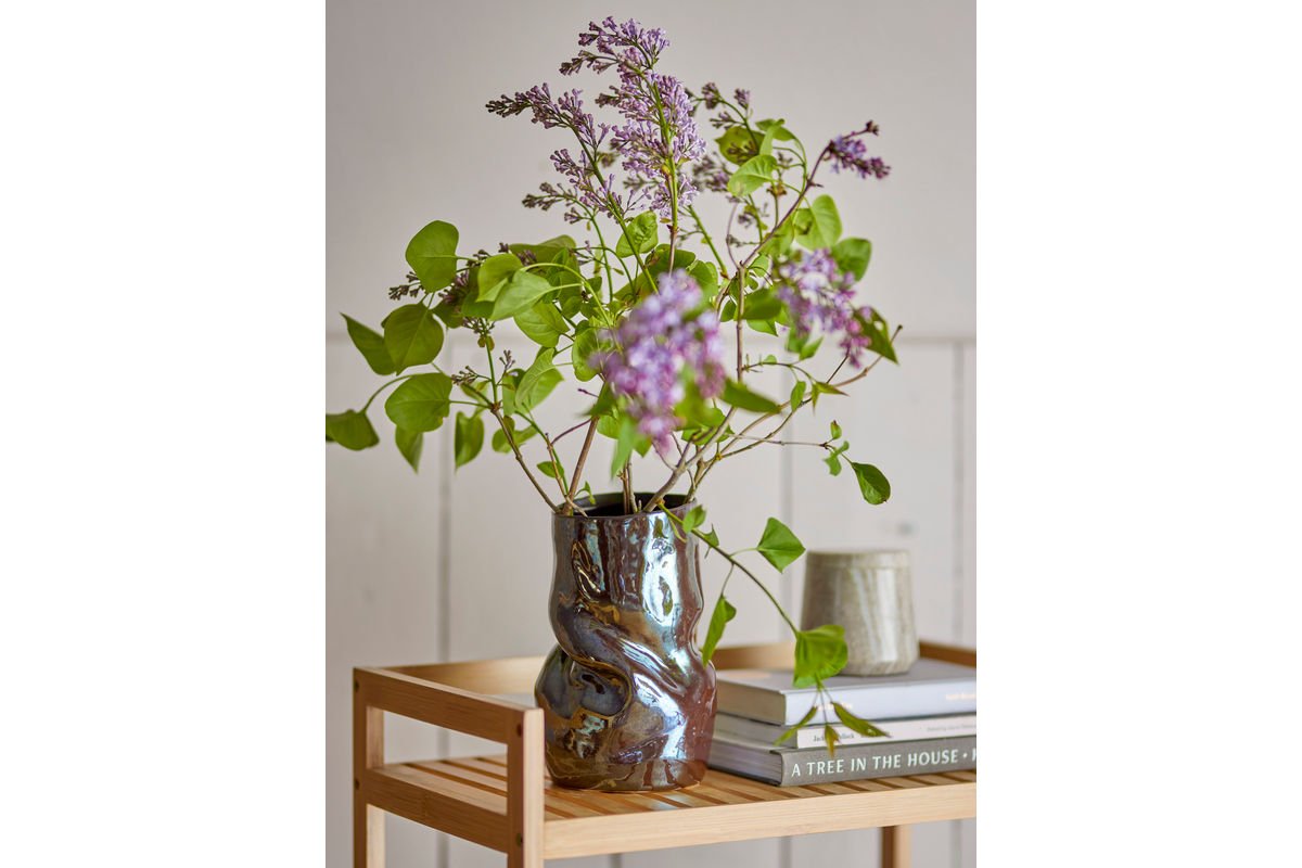 Vase „Alena“ – Schwarzes Steingut