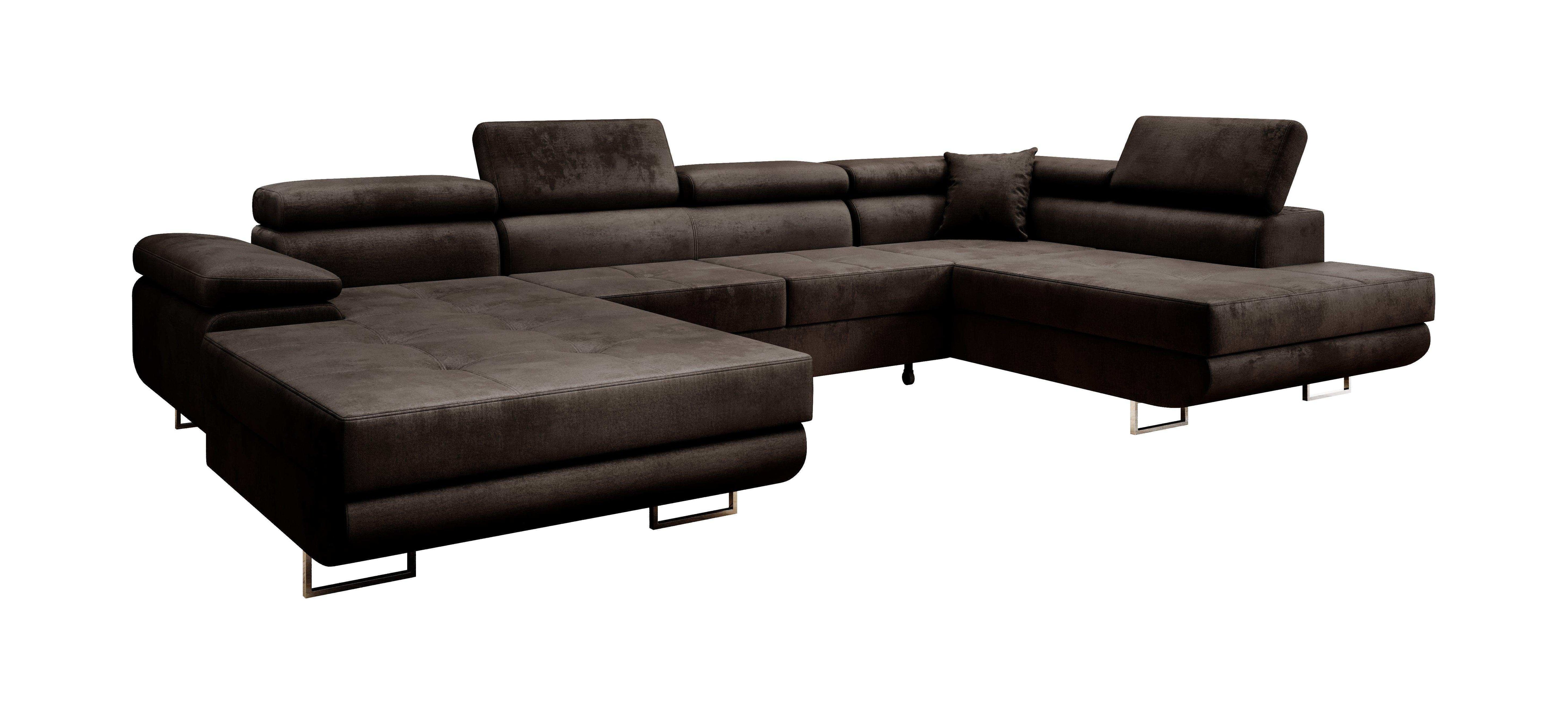 Designer Sofa Lago mit Schlaf - und Klappfunktion