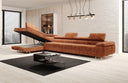 Designer Ecksofa Maxi mit Schlaf - und Klappfunktion in Cord