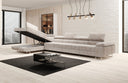 Designer Ecksofa Maxi mit Schlaf - und Klappfunktion in Cord
