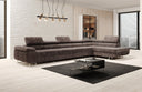 Designer Ecksofa Maxi mit Schlaf - und Klappfunktion in Cord