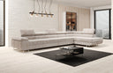 Designer Ecksofa Maxi mit Schlaf - und Klappfunktion in Cord