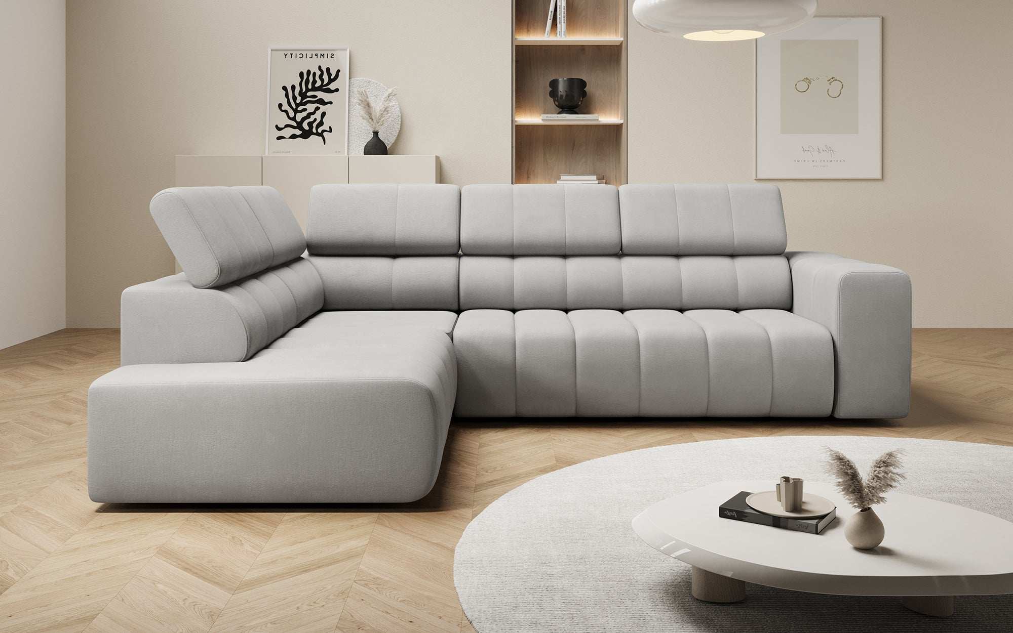 Designer Sofa Aurora L mit Schlaffunktion