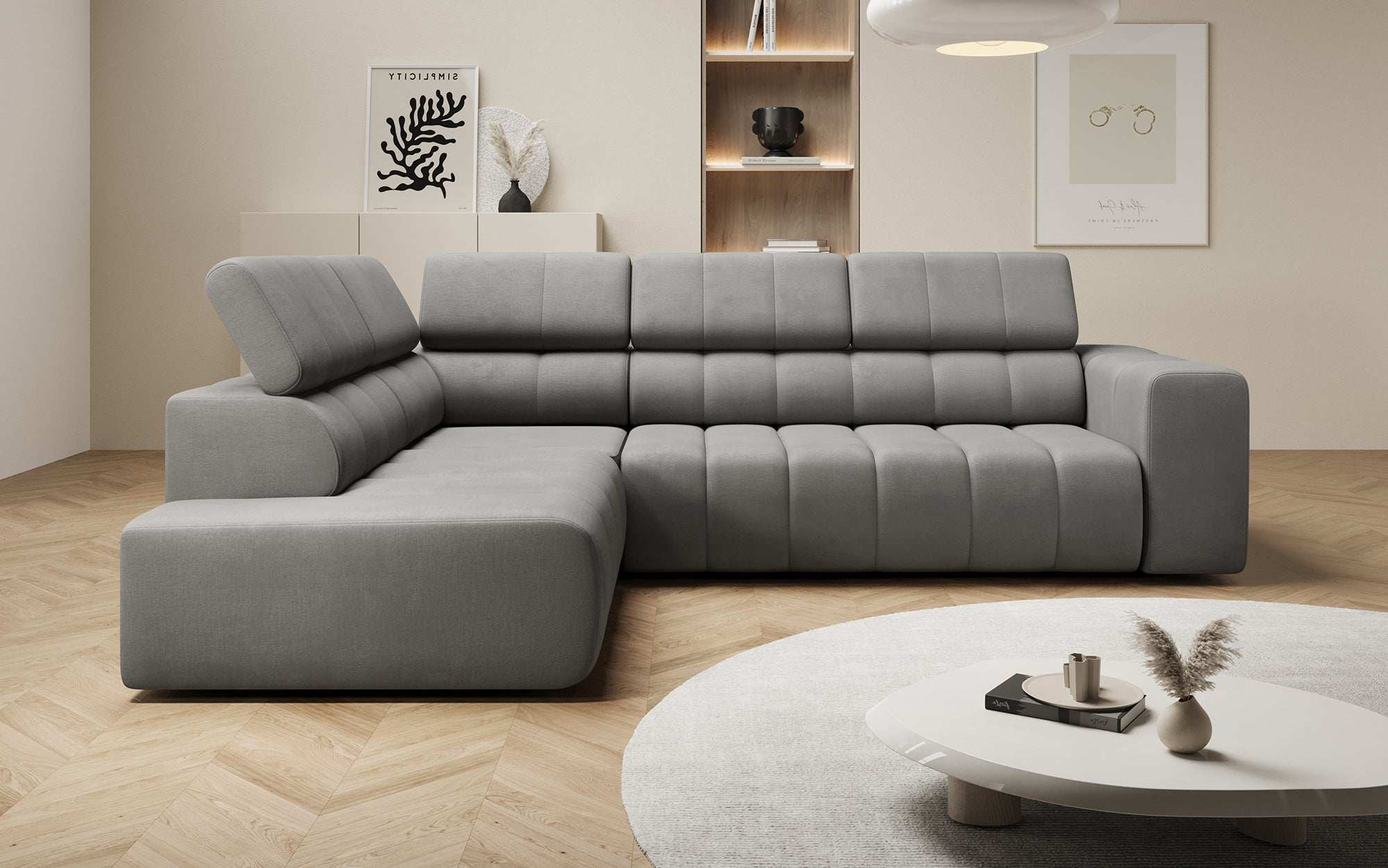 Designer Sofa Aurora L mit Schlaffunktion