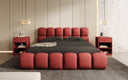 Designer Polsterbett Boston Stoff mit Stauraum