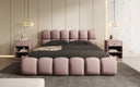 Designer Polsterbett Boston Stoff mit Stauraum