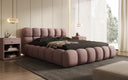 Designer Polsterbett Boston Stoff mit Stauraum