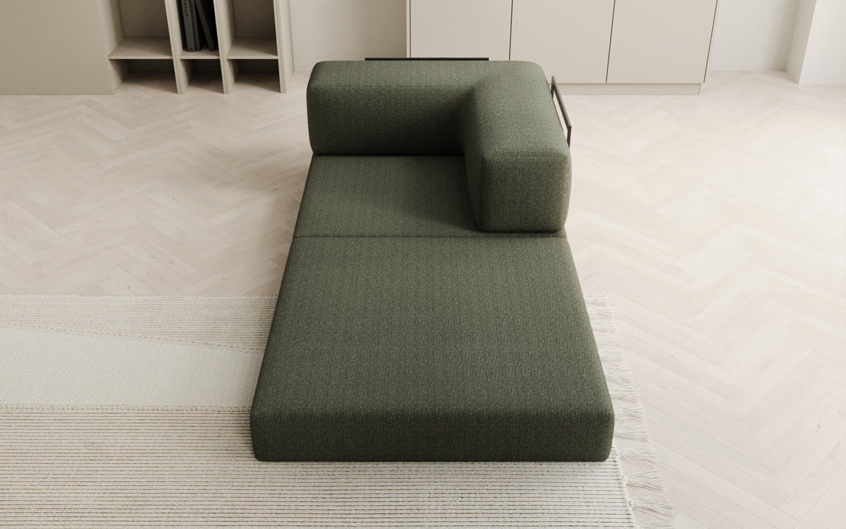Designer Sofa-Sessel Lazy in Bouclé