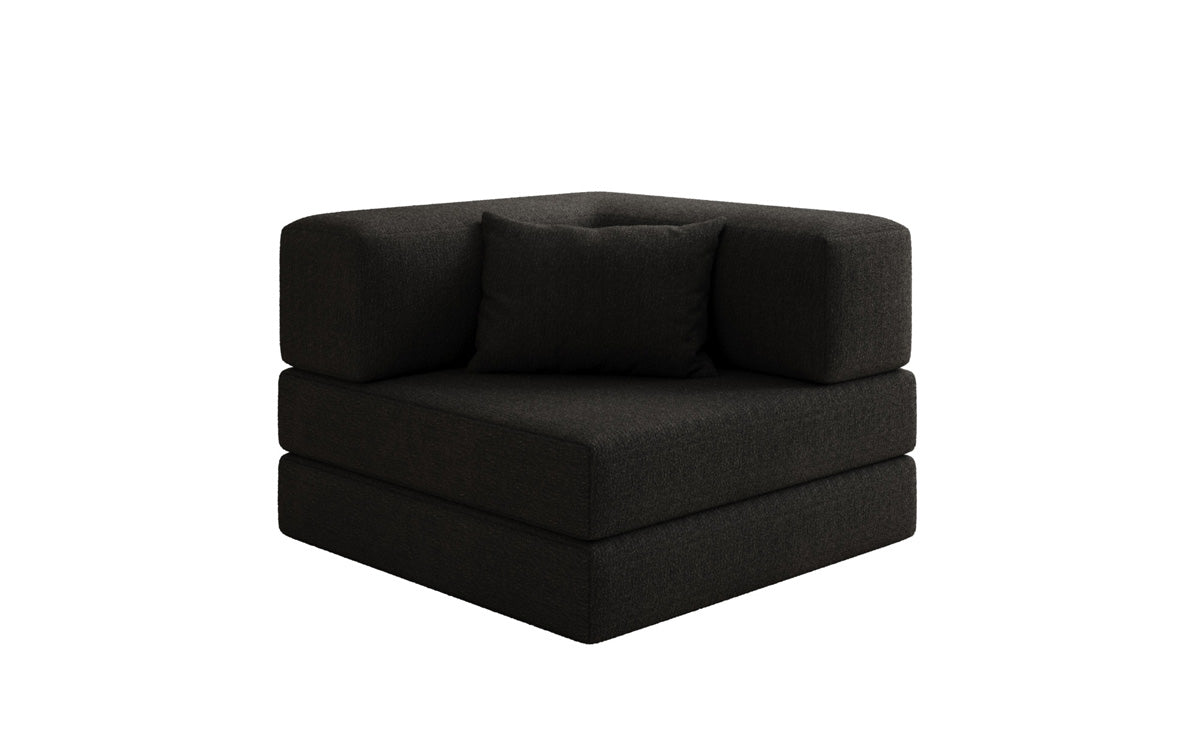 Designer Sofa-Sessel Lazy in Bouclé
