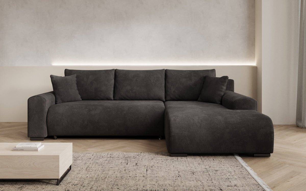 Designer Sofa Hanna mit Schlaffunktion und Stauraum