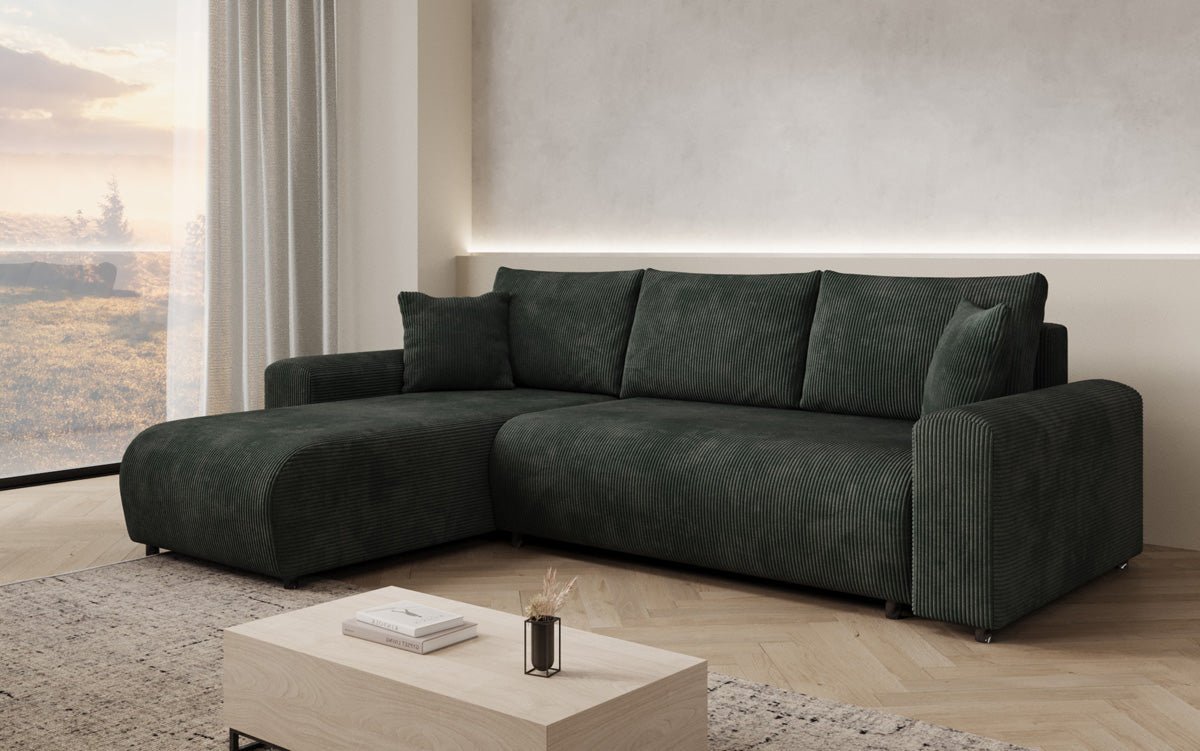 Designer Sofa Hanna mit Schlaffunktion und Stauraum